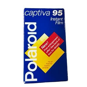 RARE Vintage Polaroid Captiva 95 Instant film Never Been Opened Hard To Find